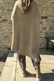 Skarsgard Asymmetric Knit Tunic Camel /24=